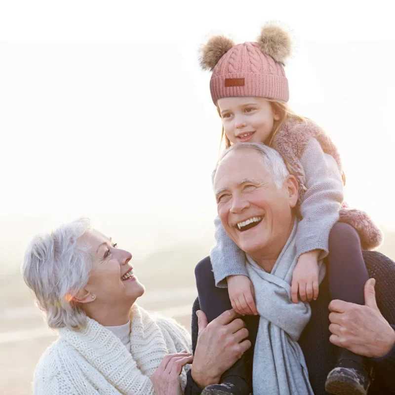 Cute Double Wool Pompom Baby Hat Children Cap Warm Autumn Winter Hats For Kids Boys Girls Knitted Warmer Beanie Caps Bonnet J251021