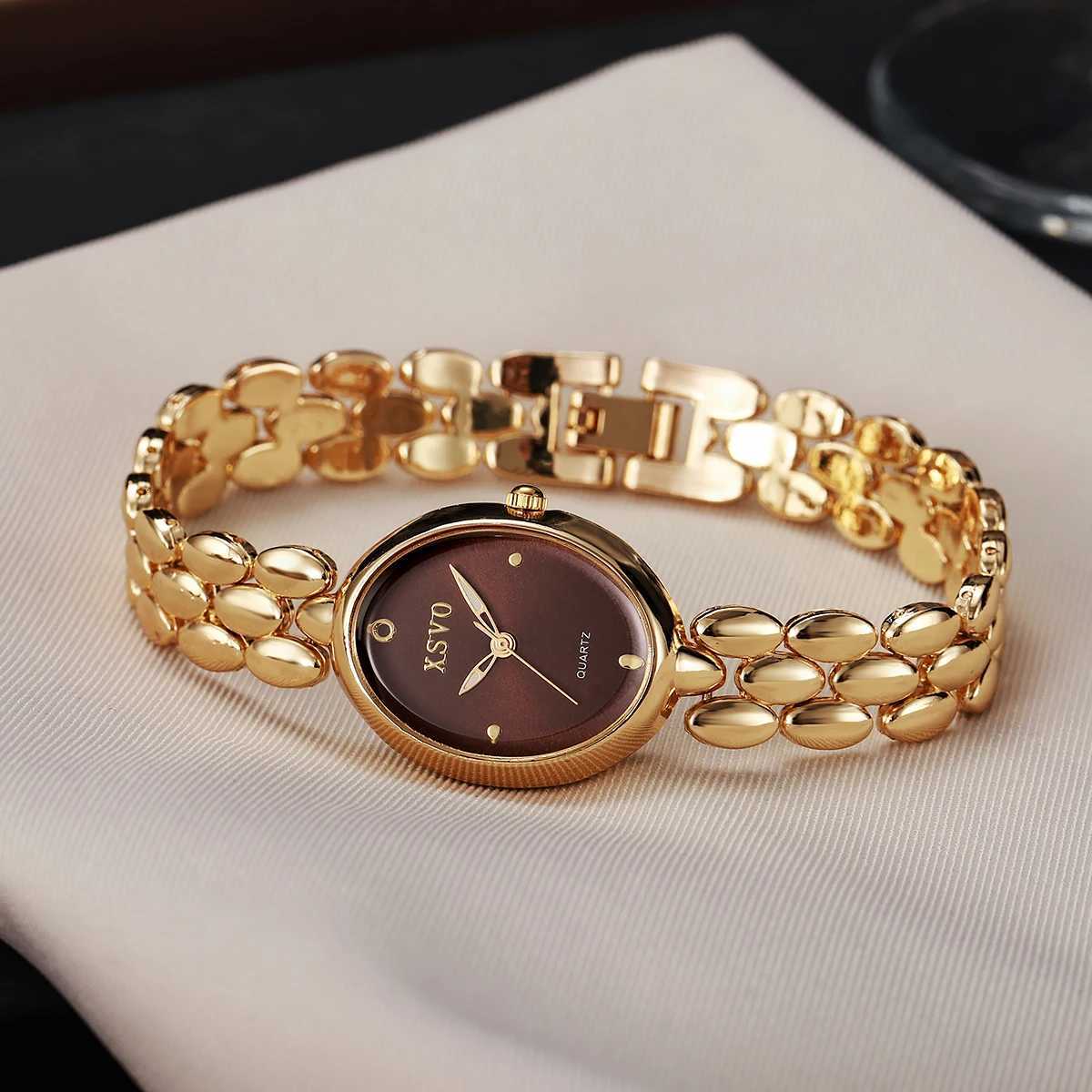 New hot selling light luxury vintage niche bracelet highend and minimalist womens quartzXJ251021