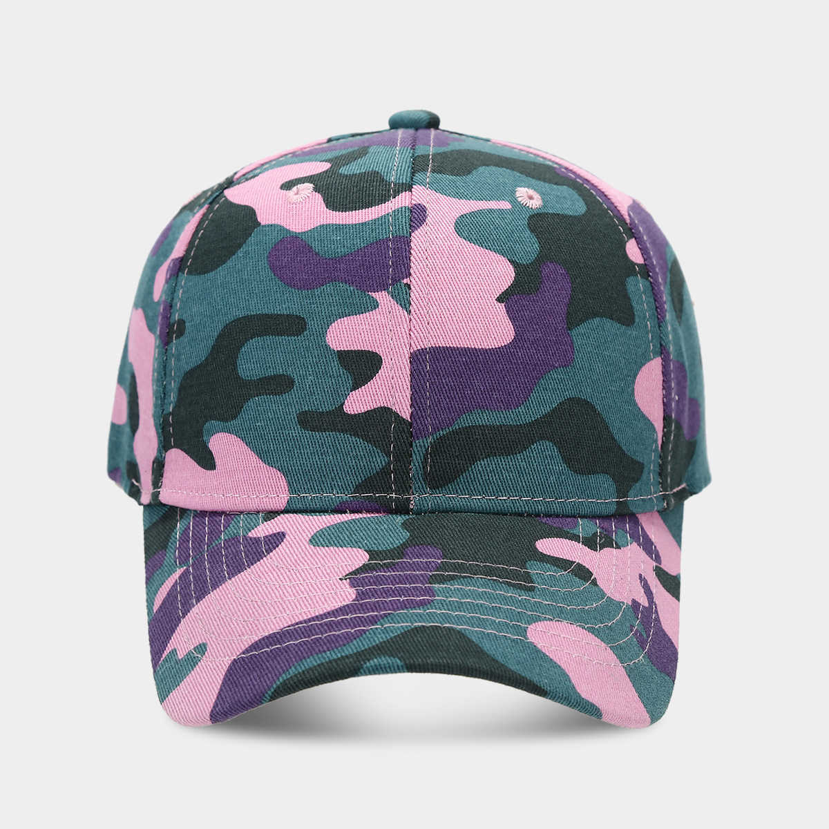 New Camouflage Baseball Cap for Women Summer Outdoor Sports Sun Protection Visor Cap for Men Casual Duckbill Cap H251020