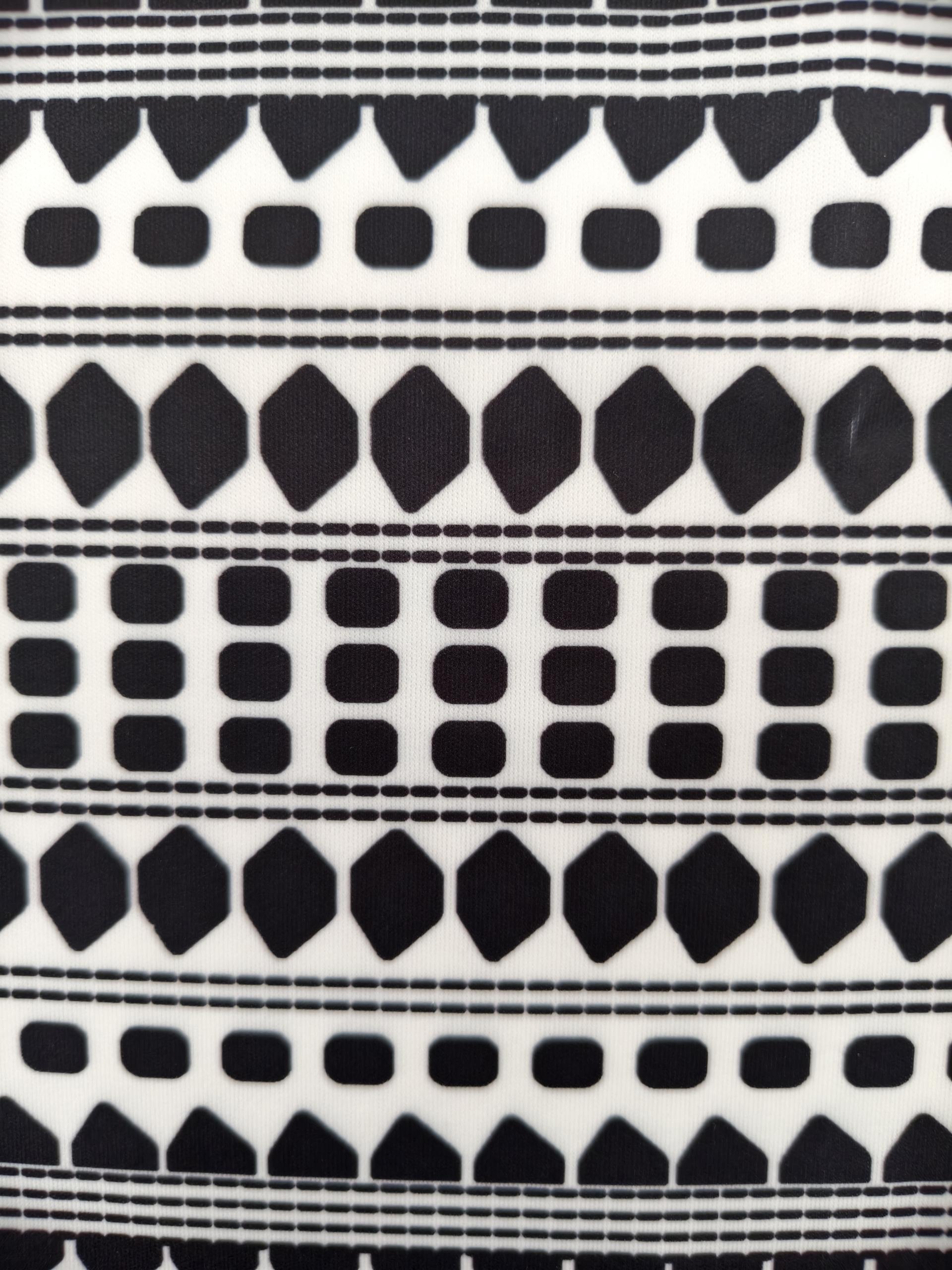 Women's New Fashion Office Mom Style All-Over Printed Midi Skirt, Milk Silk Versatile Skirt (S-XXL, Blue/Black/Khaki/White)-CF43880