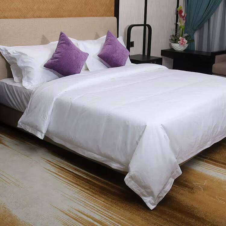 100% Cotton Pure White Hotel Duvet Cover Set