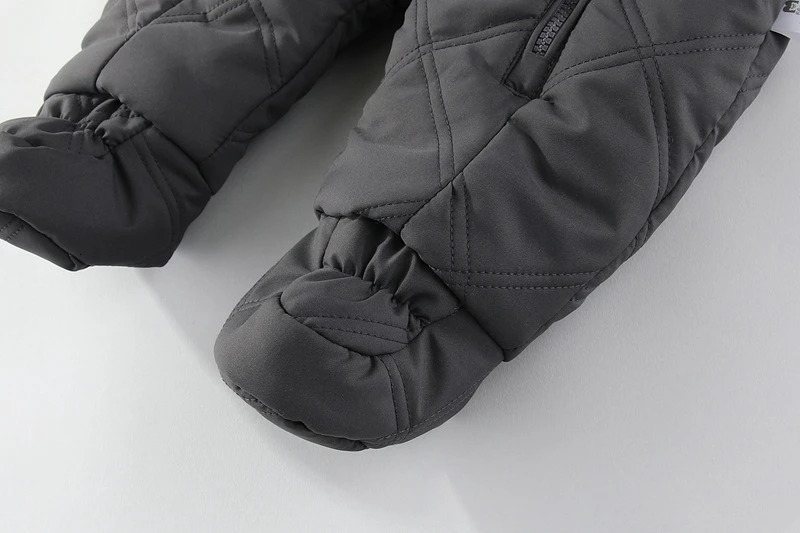 born Baby Girl Jumpsuit Autumn and Winter Romper With Gloves Warm Infant Snowsuit Thicken Cartoon Ski Suit Coat 251018