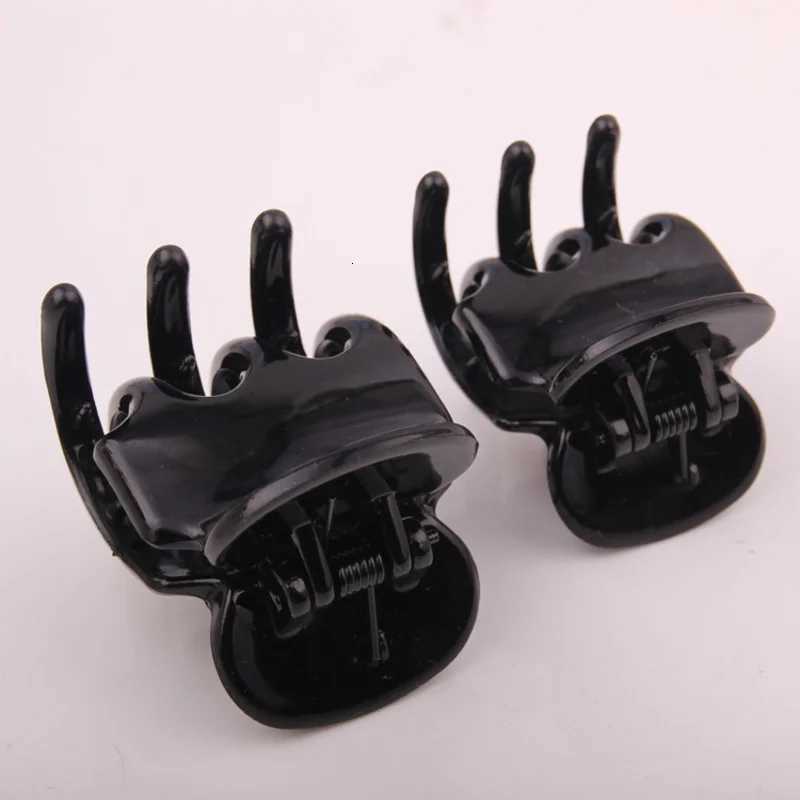 2 Pieces Hair Claw Clips for Thick Hair Plastic Ponytail Holder for Women Hairdressing Salon Tool Crab for Hair Summer HeadwearW254021