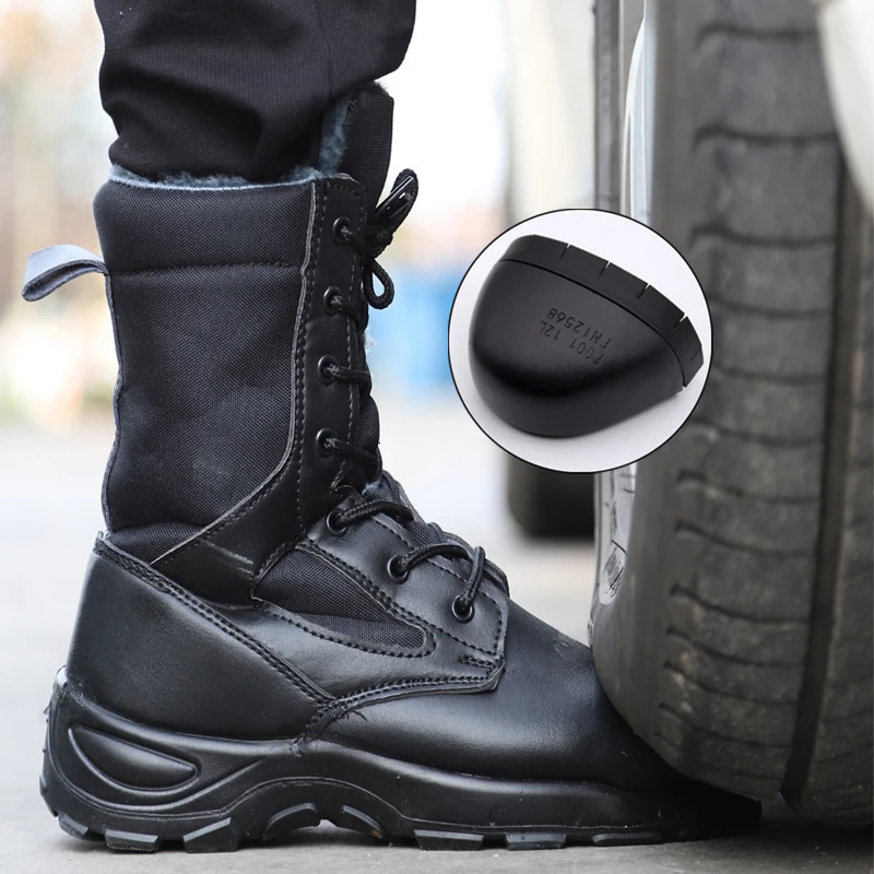 Men Work Safety Boots Outdoor Boots PunctureProofwork Shoes Antismash Desert Combat Boots Protective Shoes Steel Toe Boots251020