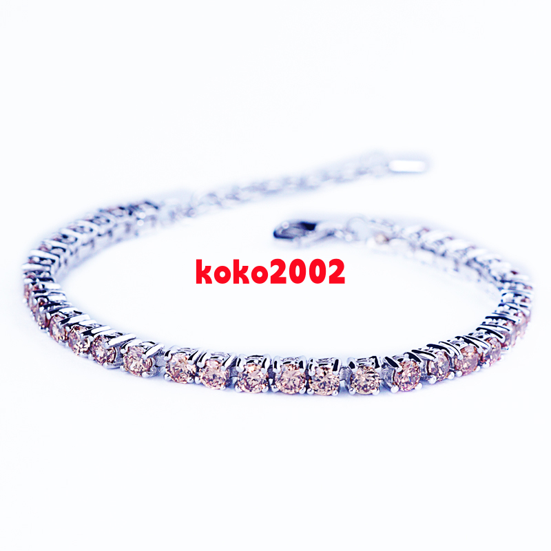Wholesale Iced Out Moissanite Tennis Bracelet 925 Silver Joyeria Plata 925 Custom Fine Jewelry Bracelets Bangles