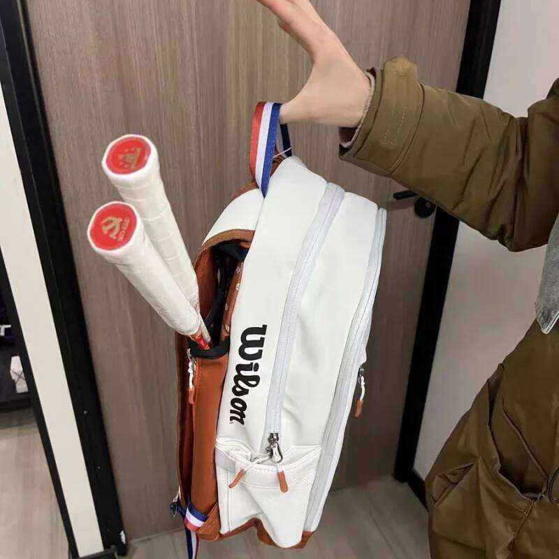 Designer Luxury Wilson Holds Tennis Rackets French Open Shoulder Court Racket Bag Men Women Padel Sports Backpack