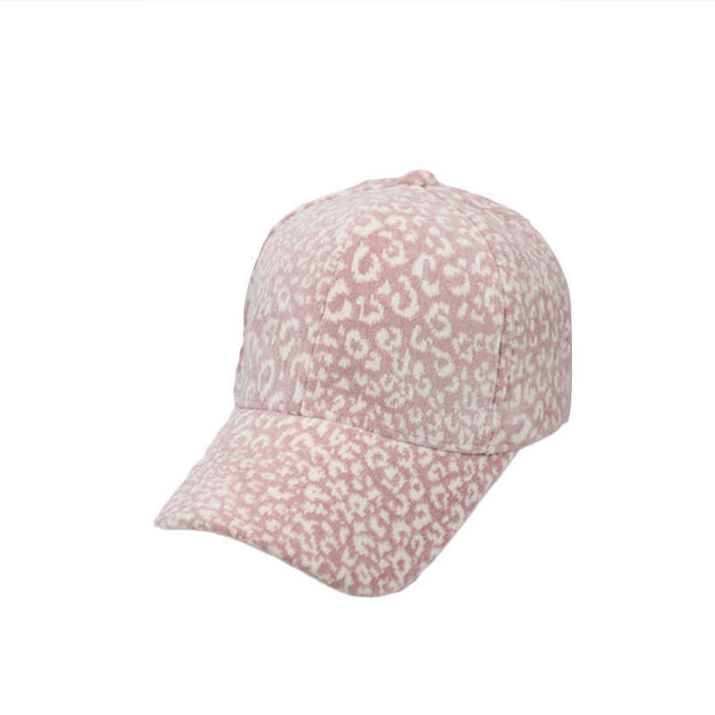 Autumn Winter Hat Women Leopard Print Baseball Cap Warm Fashionable Duckbill Cap Outdoor Casual Personality Versatile New Trendy Hat H251020