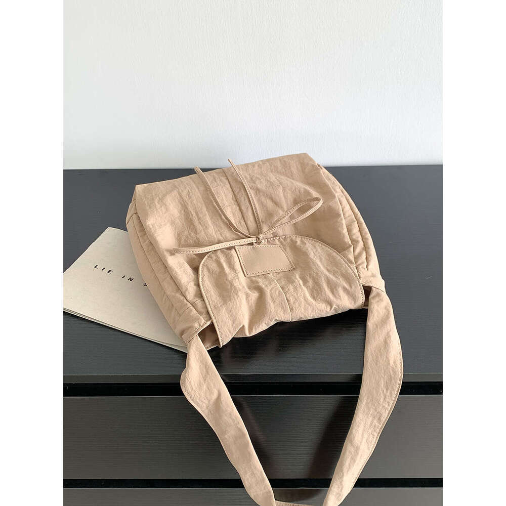 Student Casual Korean Crossbody Summer Flap Niche Design New Small Square Nylon Women's Shoulder Bag B5