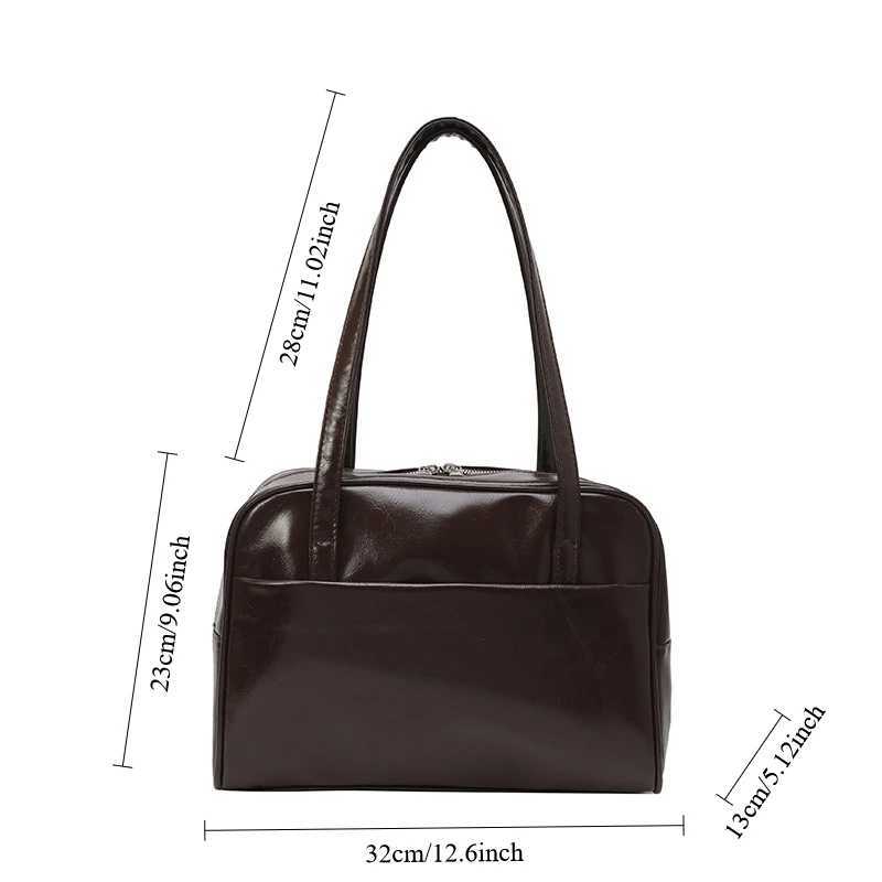 Vintage Designer Luxury Women Tote Bag Casual Lage Capacity Female Shoulder Bag High Quality PU Leather Ladies HandbagsXJ251021