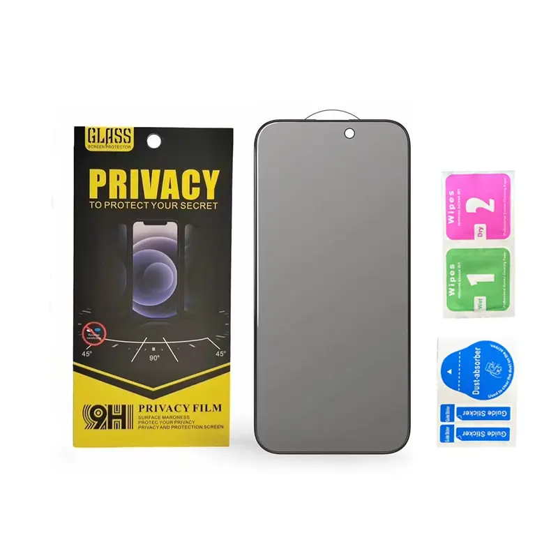 Privacy Tempered Glass Anti Spy Anti-Glare Screen Protector For iPhone 17 Air 16 15 Pro Max 14 Plus 13 12 11 XS Samsung S25 S24 S23 S22 S21 FE A06 A16