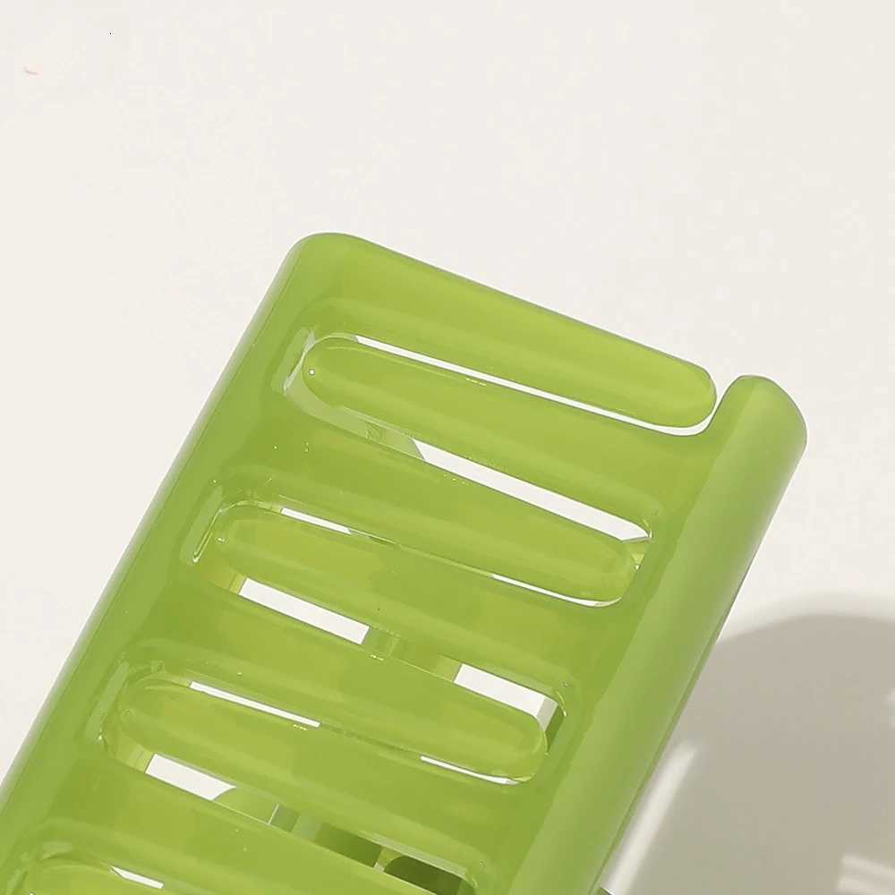 Korean Mixed Color Hair Claws 5cm Square Matte Colorful Cute Hairpin Small Grab Clips Hair Clip Hair Accesseries Gifts for GirlsW254021