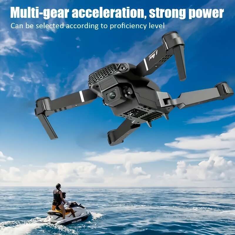 2025 New Professional RC Foldable Drone With Dual HD Camera, Wifi Mobile App Control, Easy To Operate, 500M Range, Beginner-Friendly, Perfect For Hall