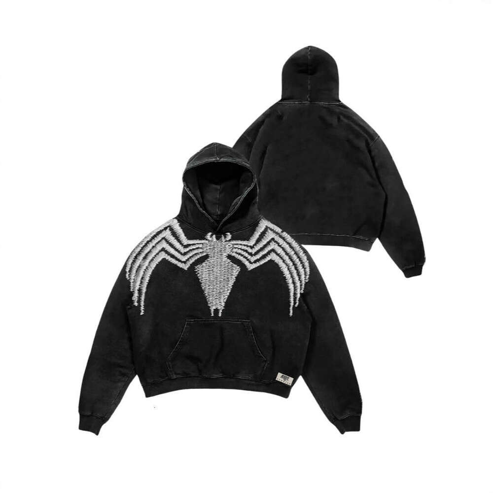 Comfrt Solid Color Washed Hoodie Sweatshirt and Sweatpants Set for Couples