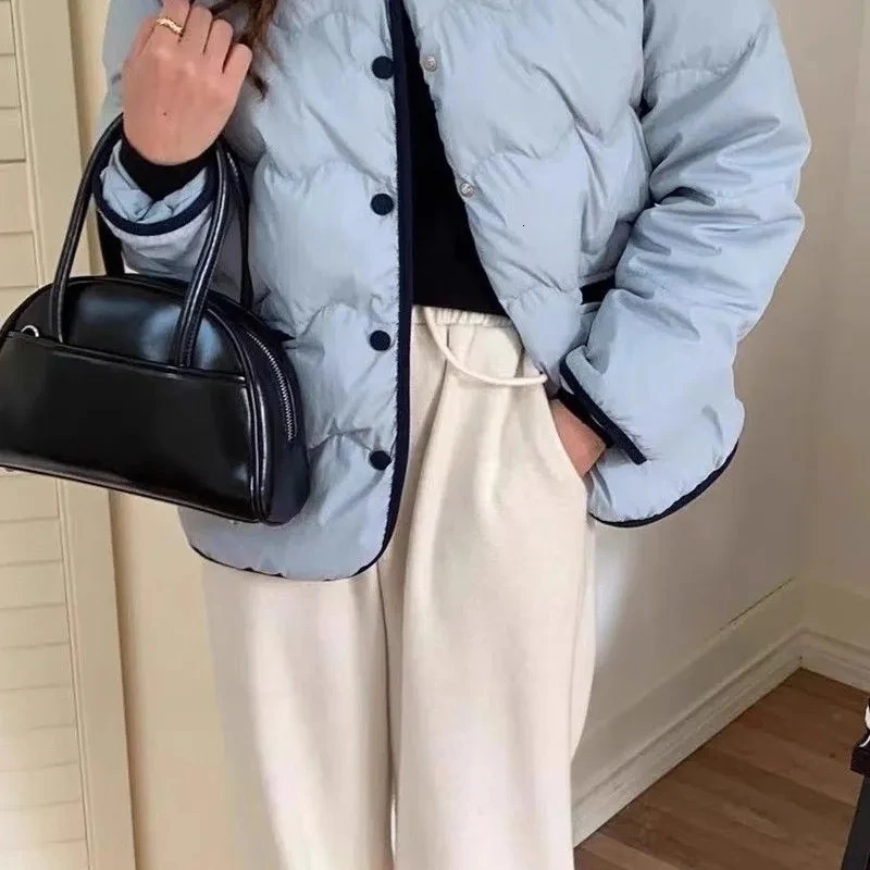 Parkas Women Autumn Fashion Loose Casual Winter Puffer Padded Coat Female Large Size Lightweight Short Down Cotton Jack 251013