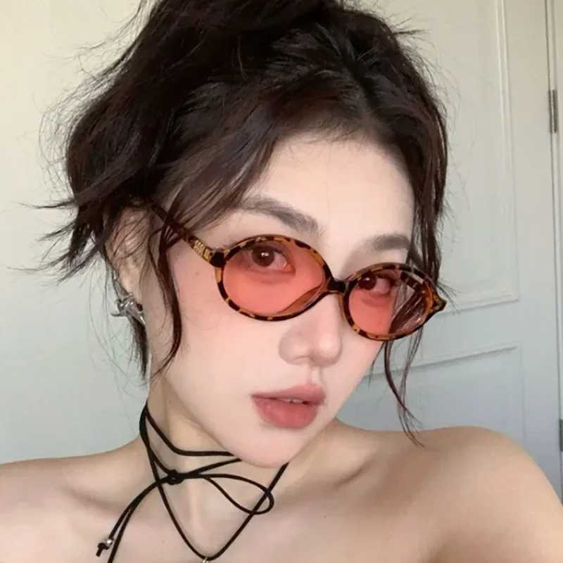 New Frame Oval Shape Sunglasses Classic Mens Vintage Sun Glasses Women Outdoor Leisure Eyewear UV400 Glasses Shades J251114