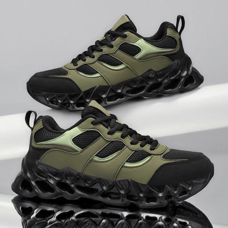 YRZL Mens Casual Breathable Mesh Running Sneakers Men Lightweight Comfortable Walking Shoes Non Slip Fashion Sport Shoes Outdoor 251017