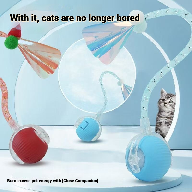 Durable Chew-Resistant Automatic Cat Ball Toy The Ultimate Self-Entertaining Tool for Cats