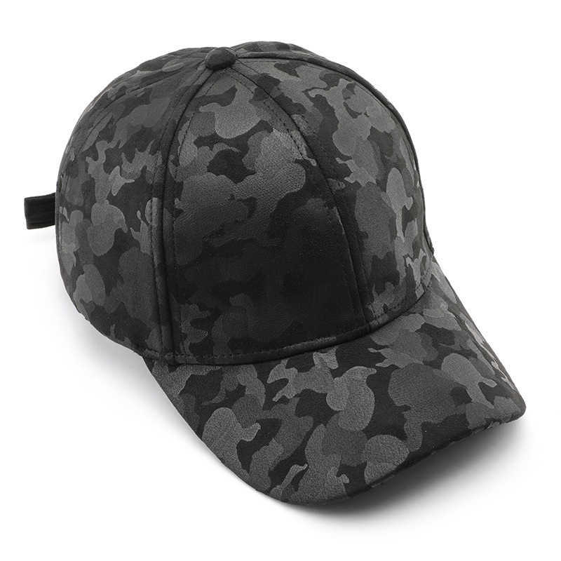 Autumn Winter Personality Women Thickened Camouflage Plain Baseball Cap Outdoor Sports Men Travel Sun Protection Visor Cap H251020