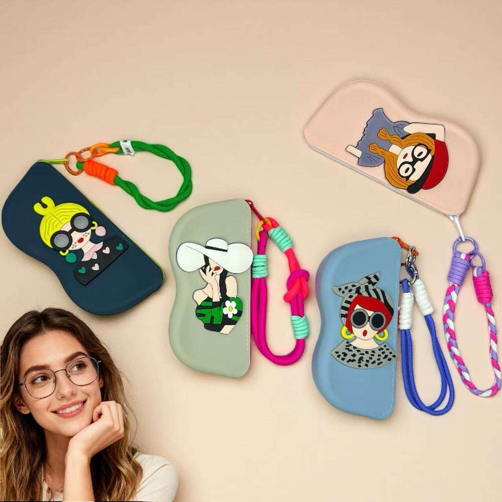 Silicone Cute Waterproof Portable Lightweight Sunglasses Bag Glasses Case Storage Box
