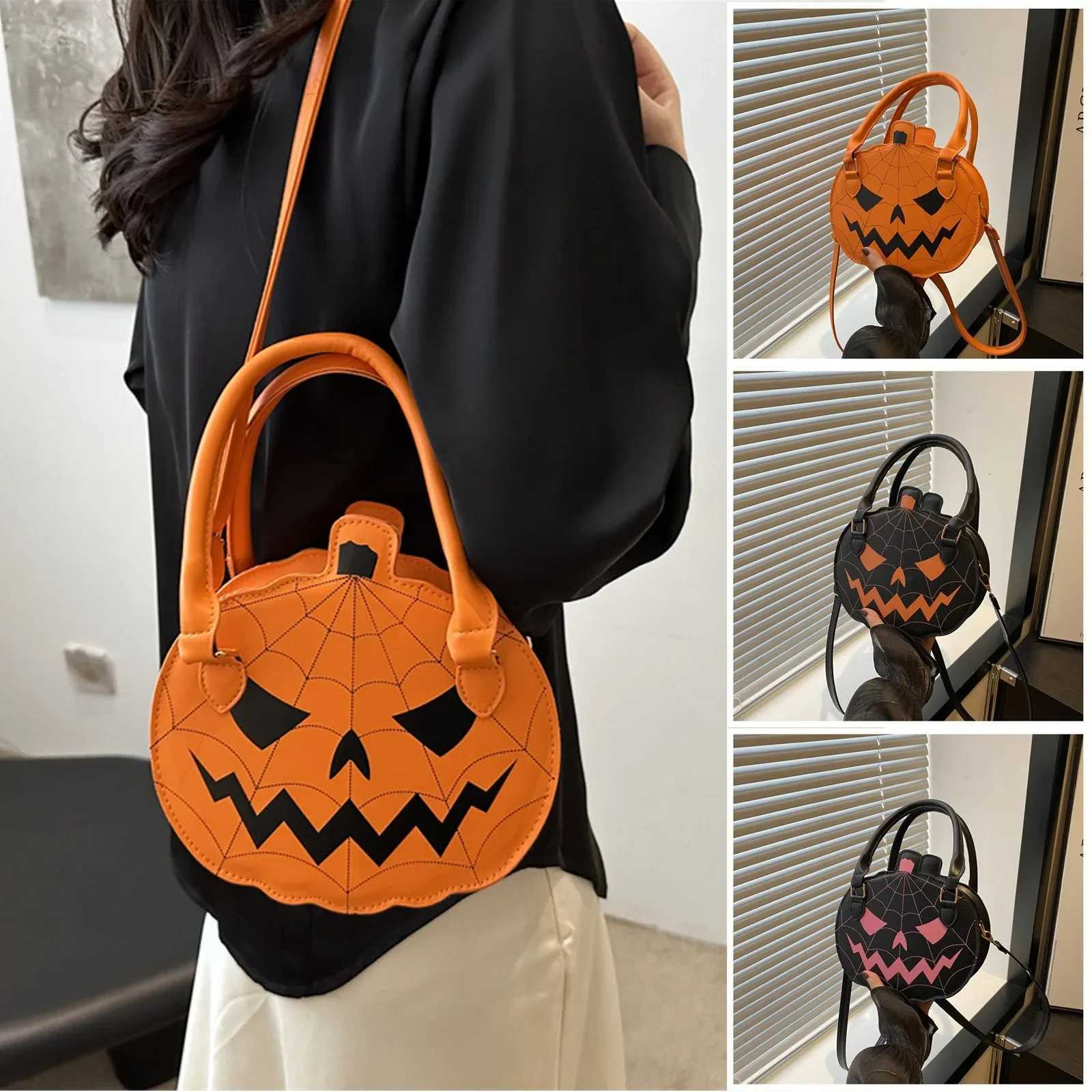 Halloween Fun Pumpkin Bag 2025 New Fashionable Personalized Creative Trendy Single Shoulder Womens Bag Cartoon Crossbody BagXJ251021