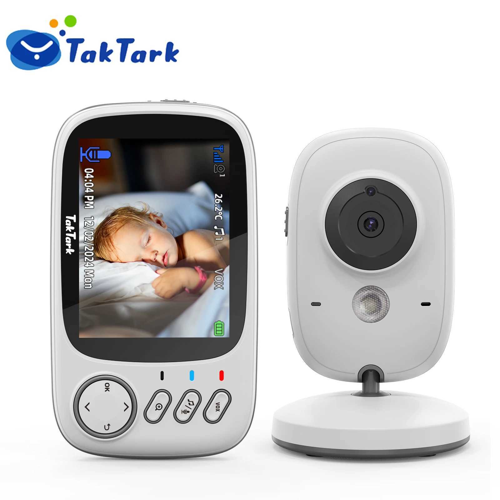 TakTark 32 Inch Wireless Video Baby Monitor Auto Night Vision TwoWay Intercom Temperature Monitoring Surveillance Camera Nanny J251121