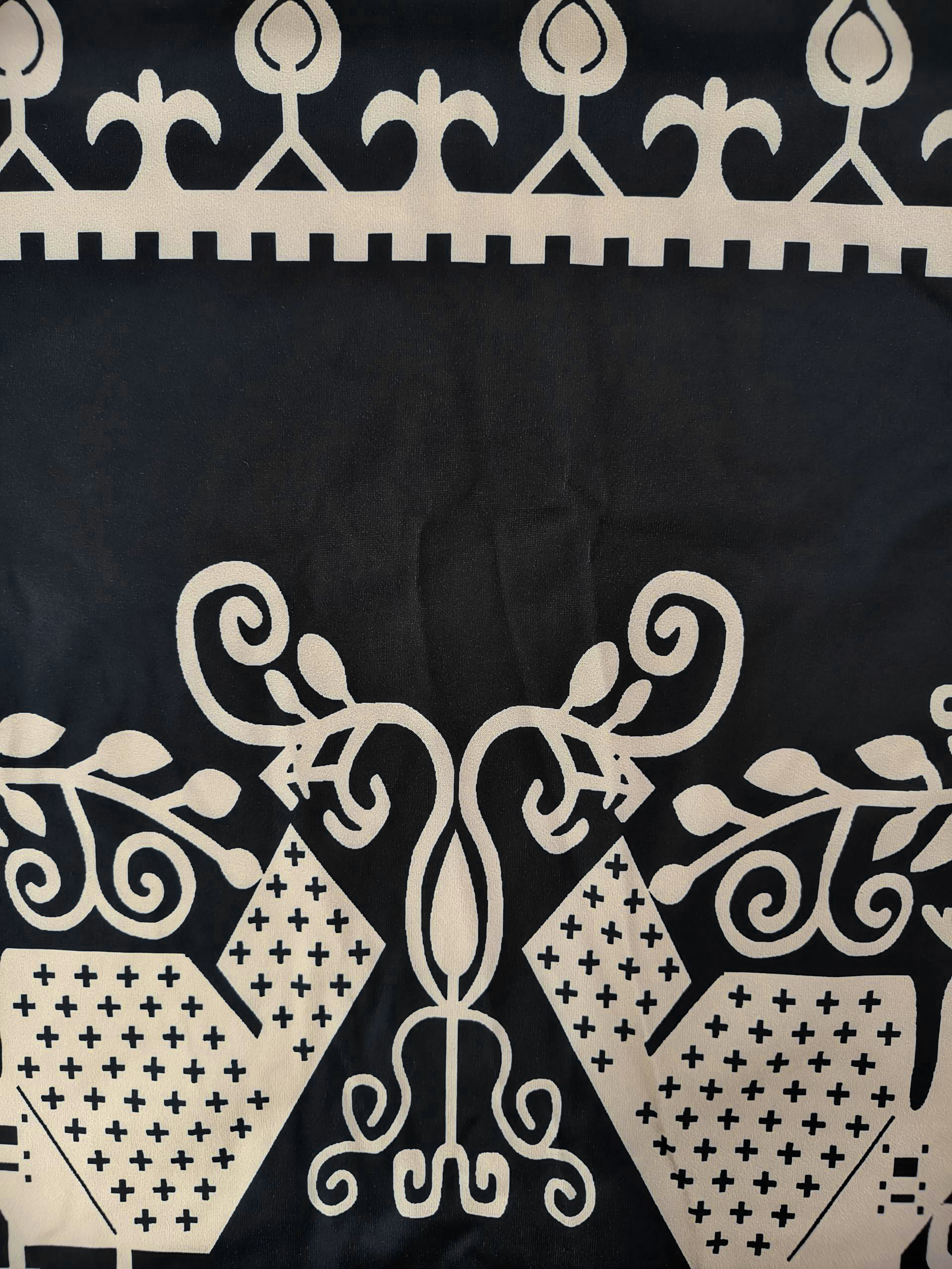 Women's Spring Summer Autumn New Ethnic Paisley Printed V-Neck 3/4 Sleeve Dress, Milk Silk Retro Elegant Office Casual Straight Dress-CF53957