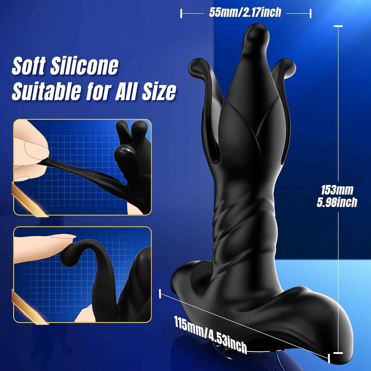 Prostate Massager Anal Vibrator Male Sex Toys for Men Anal Plug 9 Tension Shock Flapping Thrusting Vibrating Butt Plug L251021