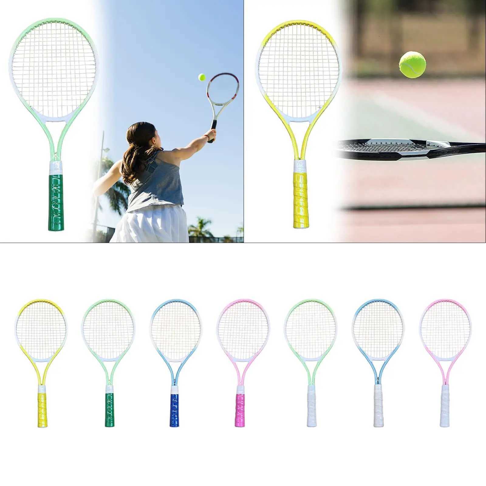 Tennis Racket Tennis Equipment Lightweight Aluminum Alloy Frame Nonslip Grip W251021