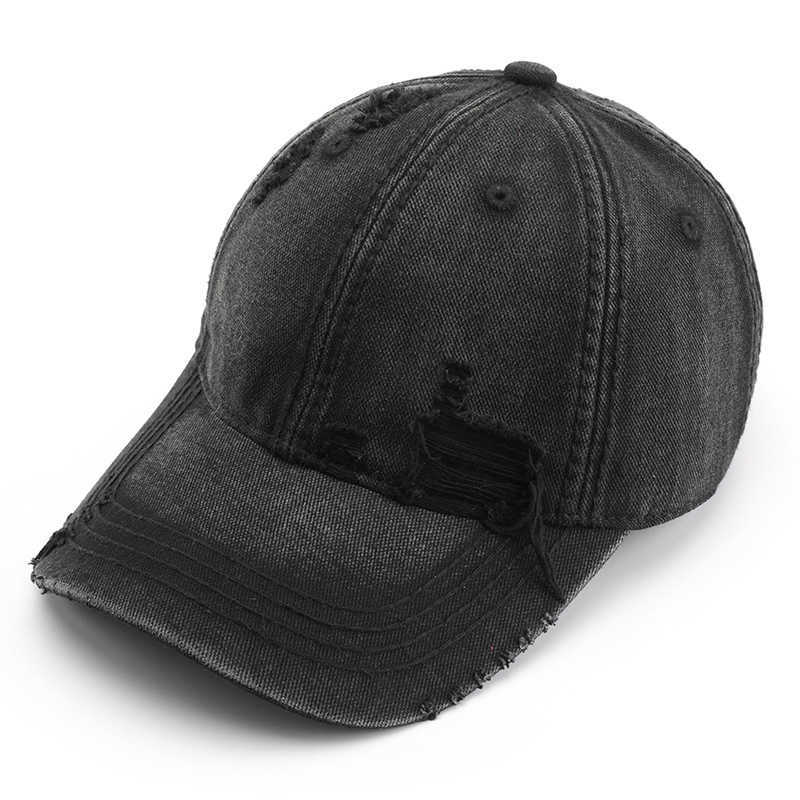 Hat Spring and Autumn Women Washed Solid Color Plain Baseball Cap Outdoor Sports Travel Sun Protection Visor Cap H251020