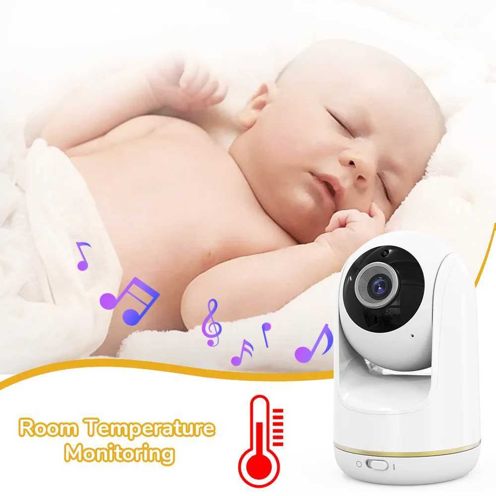 5Inch IPS Screen 720P Wireless PTZ Intercom Baby Monitor Temperature Monitoring Lullaby Nanny Cam VOX 3x Zoom Babysitter J251121