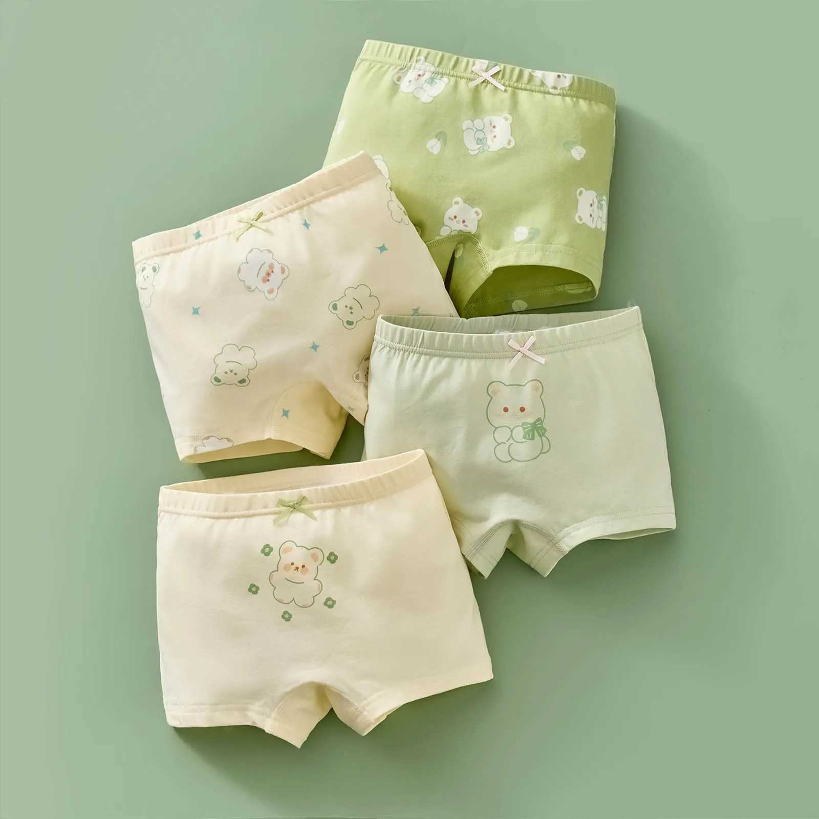 14 Underwear ChildrenS Shorts Girls Underwear Cartoon Print Small And Medium Sized ChildrenS Flat Angle 7t Girls Panties J251021