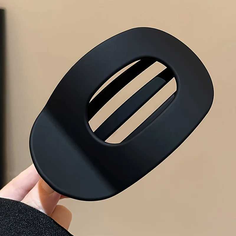 3pcs New flat circular hair clip with duckbill grip strong teeth bendable and comfortable curved design for hair clipW254021