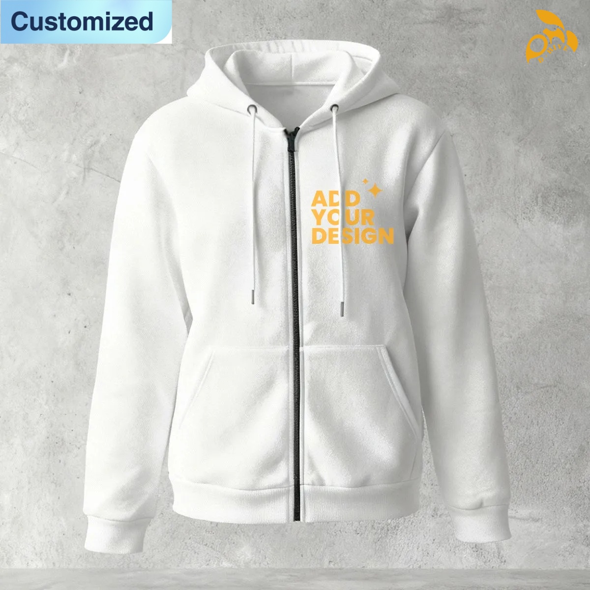 Free shipping. Stylish and versatile casual hoodie with letter print design All-Over Print Men's lightweight Sherpa Fleece Zip Up Hoodie