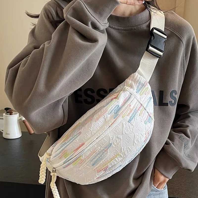 Simple Casual Ins Style Bag For Women Small Fresh Forest Style Messenger Bag Sports Chest Bag Niche Student Trendy Waist Bag Z251021