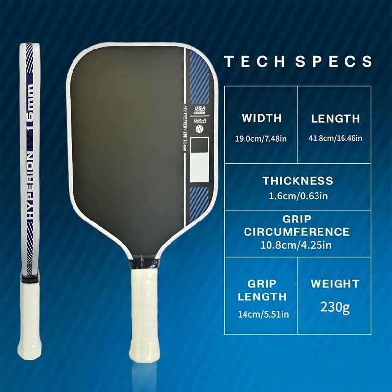 2025 T700 Carbon Fiber Racket Honeycomb Core Professional 6MM Pickleball Racket USA PA Approved Professional Pickleball Racket W251021