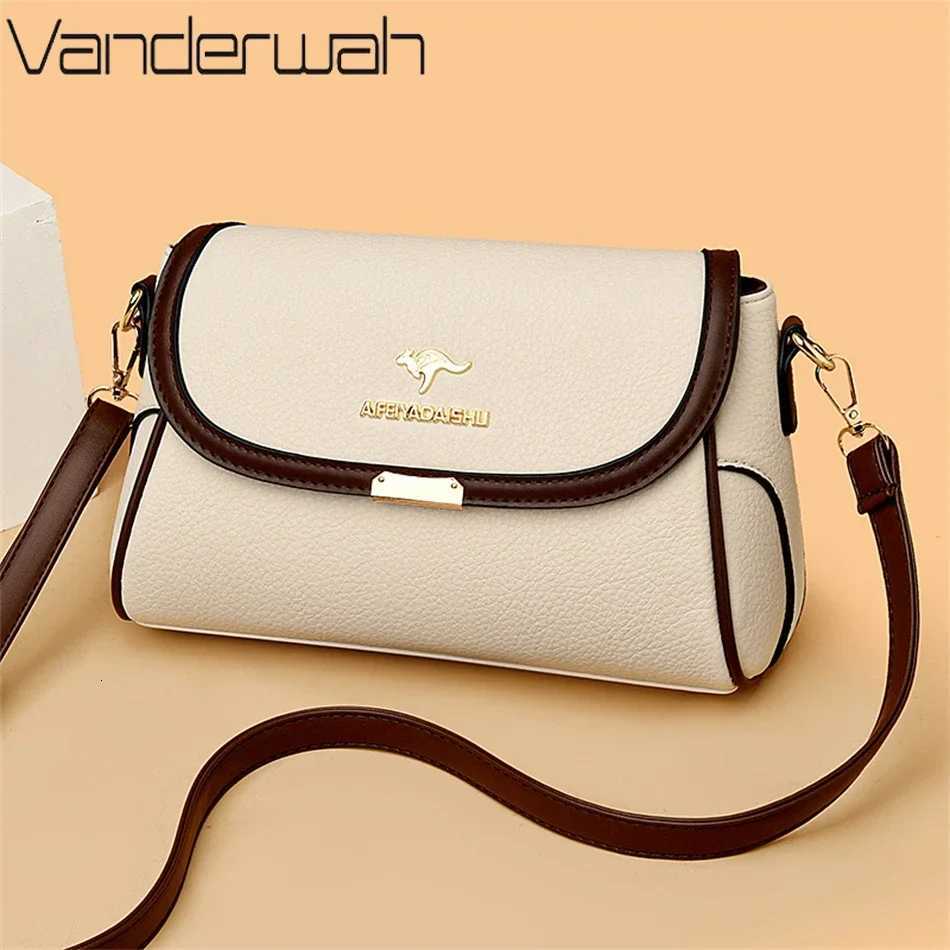 Solid Color High Quality Leather Small Shoulder Bagsfor Women 2024 New Messenger Bags with StrapDesigner Crossbody Bag Sac AMain Z251018