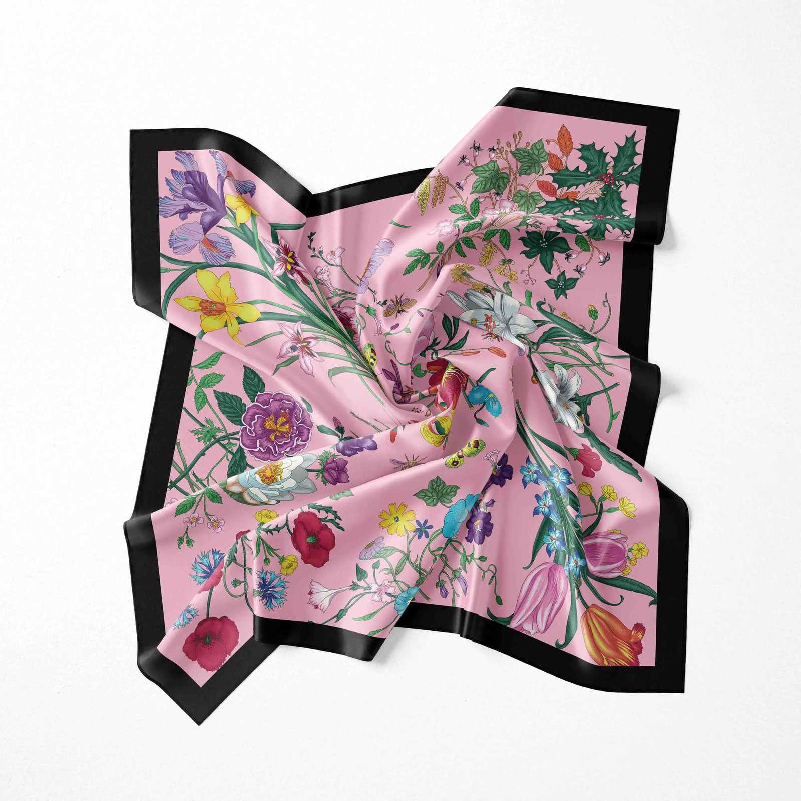 70cm70cm Fashion 2025 Designer Print Scarf Winter Warm Head Hair Shawl Women Designer Wool Scarfs Square Headband Hijabs W251021