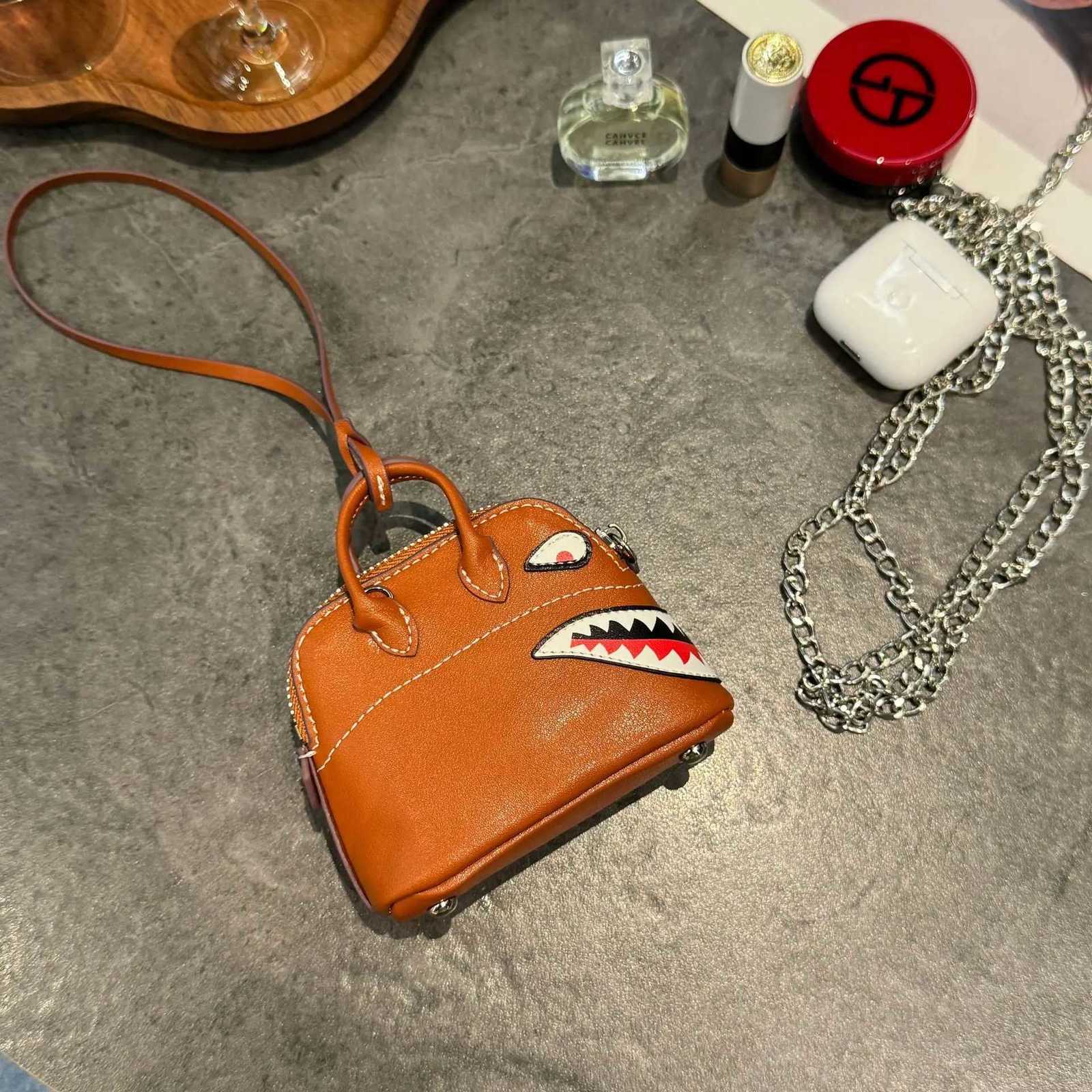 New Leather Mini Bag Pendant HighEnd Decoration Earphone Lipstick Bag Key Chain Accessories W251021