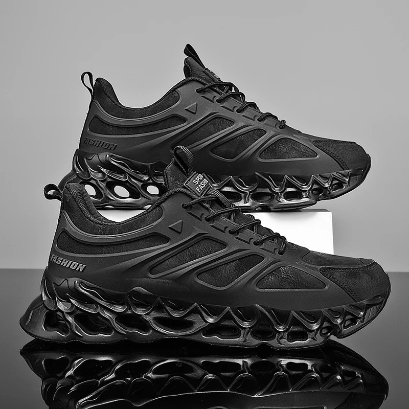 YRZL Men Sports Shoes Breathable Mesh Comfortable Lightweight Outdoor Walking Shoes Non Slip Athletic Shoes For Men 251017