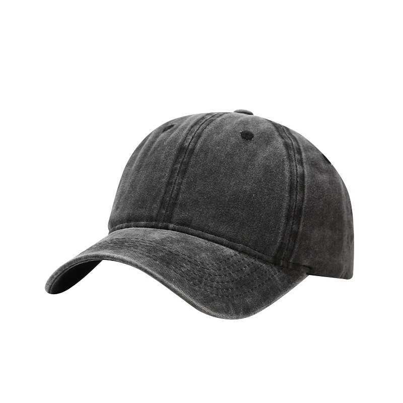 Washed Simple Baseball Cap Unisex Outdoor Versatile Duckbill Cap Trendy Simple Hat H251020