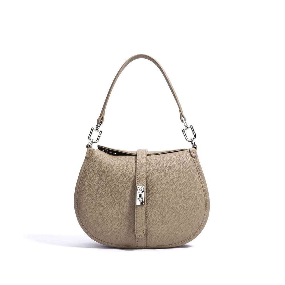 Genuine Leather Underarm Summer New Niche Top Layer Cowhide Commuter Saddle Fashion Ladies Hand-Held Shouder Bag Suotong1021