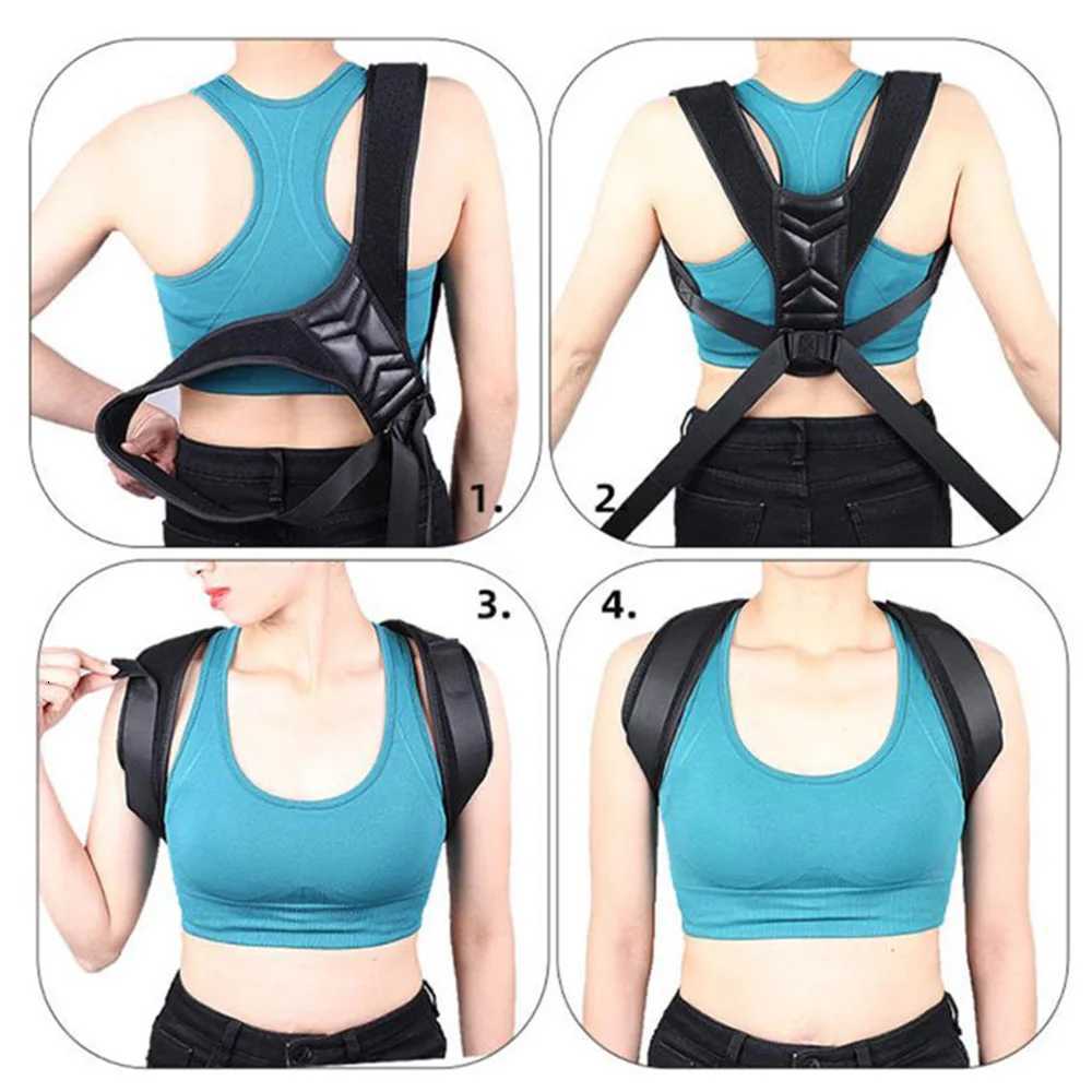 Upper Back Support Posture Band Braces Clavicle As Support Back Straightener Shoulder For Men And WomenImprove Your Posture D251021