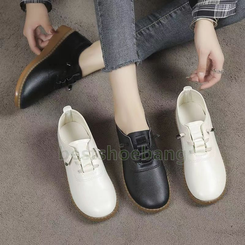 Ladies Designer Shoes Lightweight Black White Sneakers Fashion Durable Comfortable Breathable Leatherette Upper Everyday Wear Trainers Size 36-40