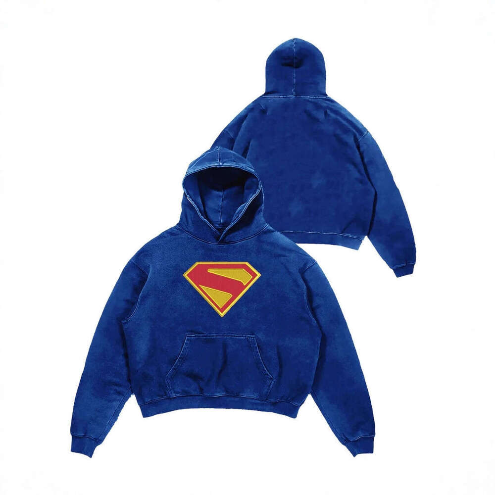 Comfrt Solid Color Washed Hoodie Sweatshirt and Sweatpants Set for Couples