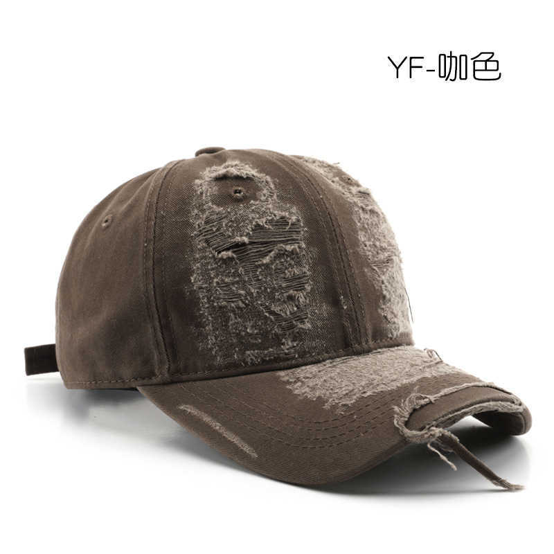 Baseball Cap for Women Spring and Autumn Personalized Distressed Soft Top Hat Outdoor Men Travel Sun Protection Visor Cap H251020
