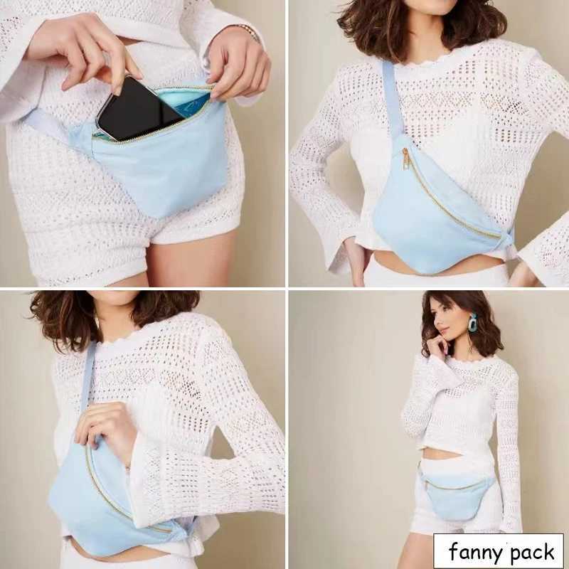 Candy Color Personalized Girls Belt Bag Sports Bum Bag Waterproof Zipper Waist Bag Nylon Waist Pack Waist Fanny Packs Z251021
