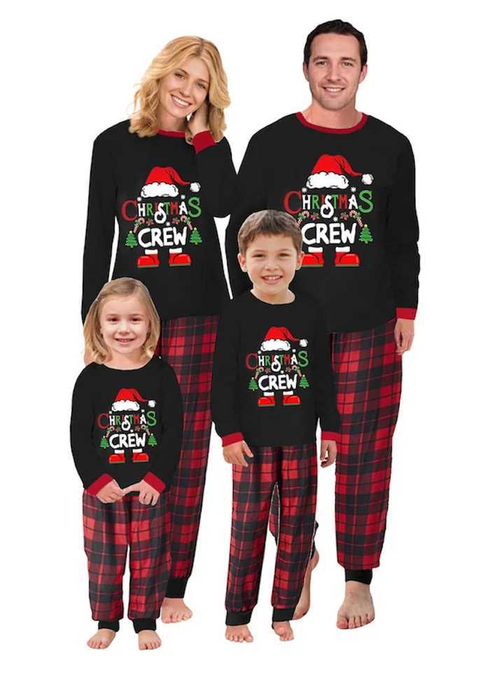 Family Matching pjs Sister Look Costume Homewear Holiday Matching Sleepwear Set Christmas Pajamas for Family Parents Children L251021KG2D