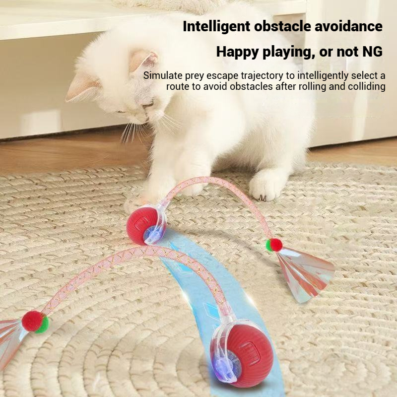 Durable Chew-Resistant Automatic Cat Ball Toy The Ultimate Self-Entertaining Tool for Cats