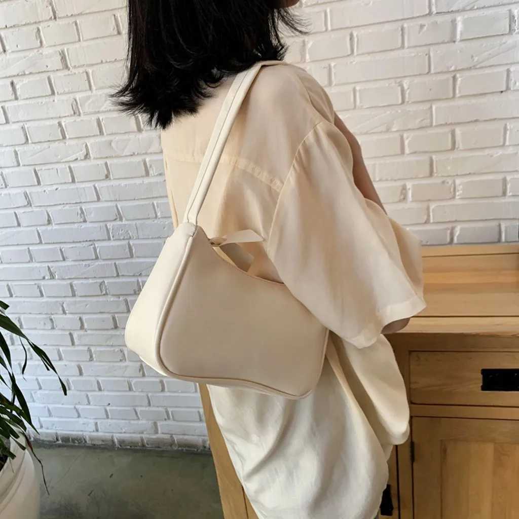 Retro Women Solid Color Zipper Phone Bag Hand Bag Shoulder Bag Armpit Bag Casual 2024 Bags For Women XJ251021