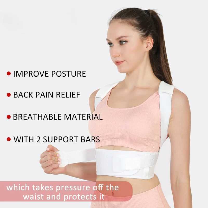 Fully Adjustable Straightener Upper Spine Support Men Women BackBack Brace Posture Corrector1 D251021